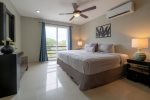 Master bedroom with King bed and en suite bathroom